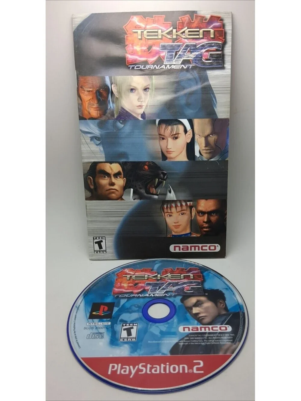 Tekken Tag Tournament Playstation 2 Disc & Manual Only PS2